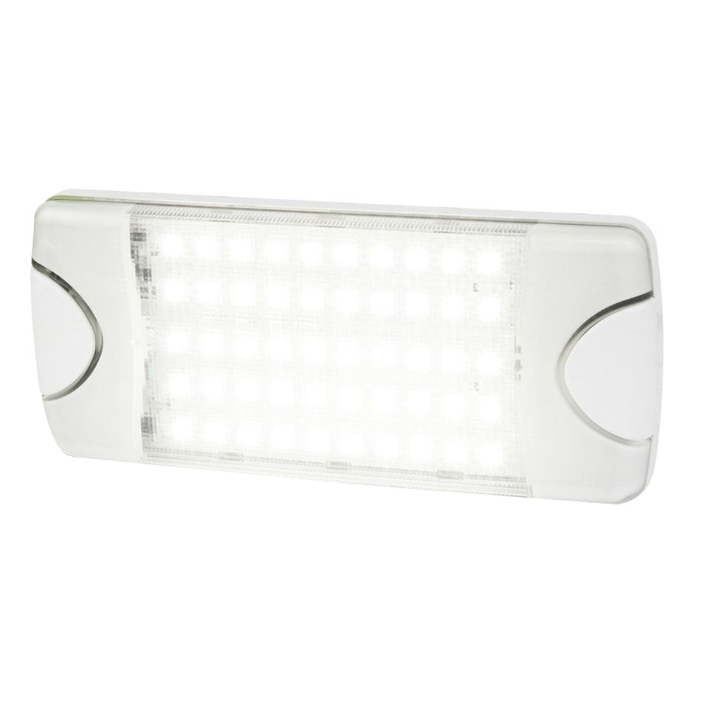 Hella Marine Low Profile Interior/Exterior Lamp - White LED Spreader Beam