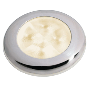 Hella Marine 980500721 Slim Line LED 'Enhanced Brightness' Round Courtesy Lamp