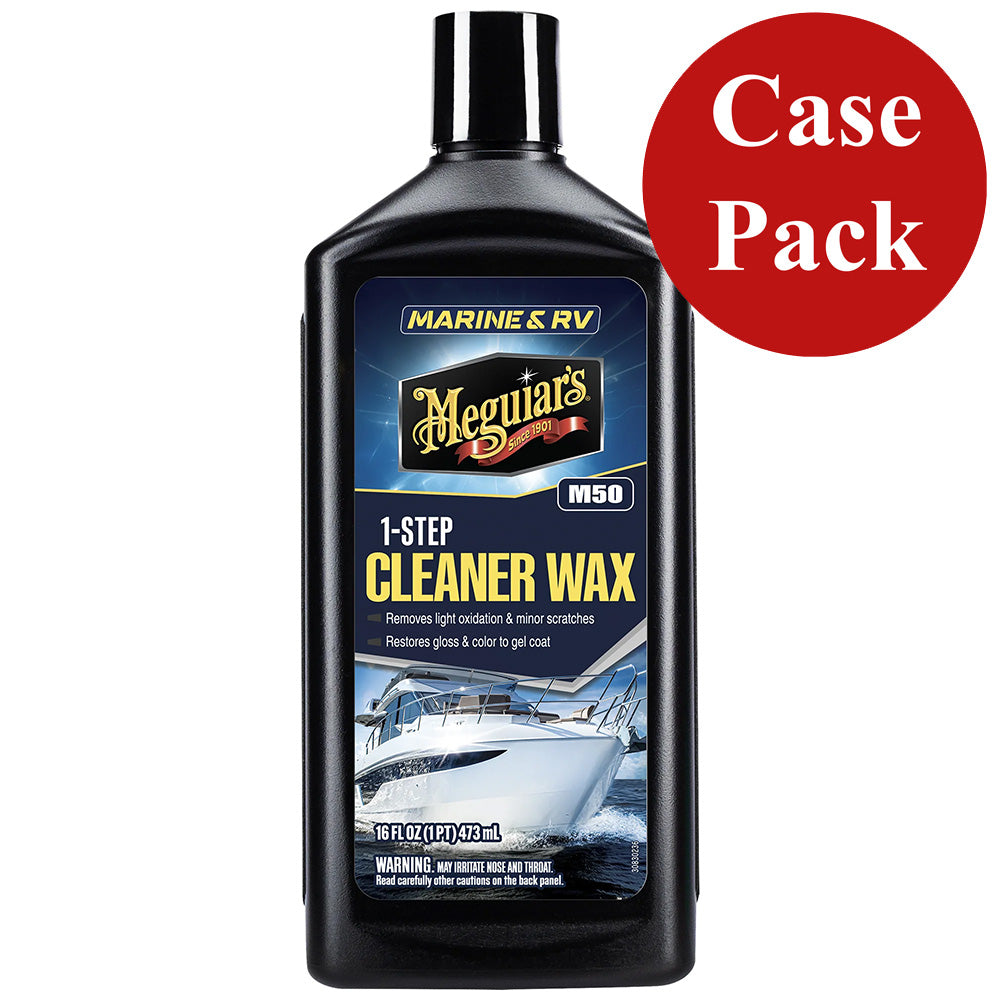 Meguiar Boat/RV Cleaner Wax - 16 oz - *Case of 6* M5016CASE