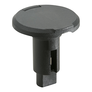 Attwood 910R2PB-7 LightArmor Plug-In Base - 2 Pin - Black - Round