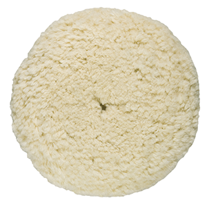 Presta 810176 Rotary Wool Buffing Pad - White Heavy Cut