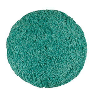 Presta 890143 Rotary Blended Wool Buffing Pad - Green Light Cut/Polish