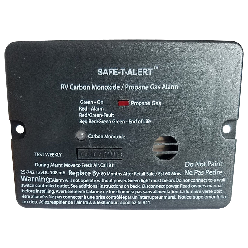 Safe-T-Alert Combo Carbon Monoxide Propane Alarm Flush Mount Mini 73821