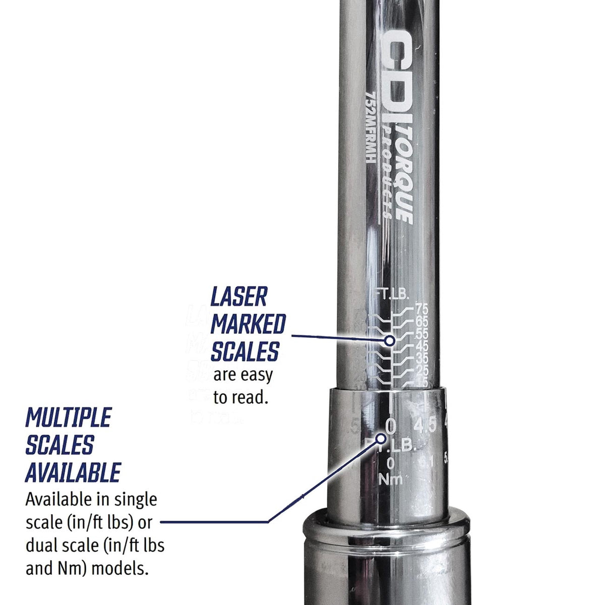 Williams 3/8 Drive 5-75 ftlb Micro-Adjustable Torque Wrench w/ Non-Slip Grip