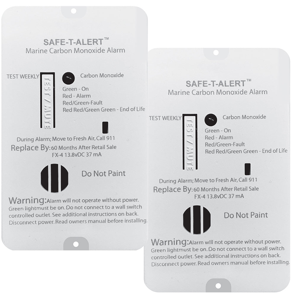 Safe-T-Alert FX-4 Carbon Monoxide Alarm - 2-Pack 75682