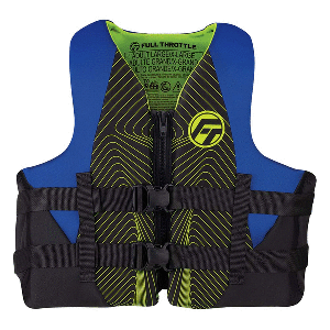 Full Throttle 142100-500-050-22 Adult Rapid-Dry Life Jacket - L/XL - Blue/Black