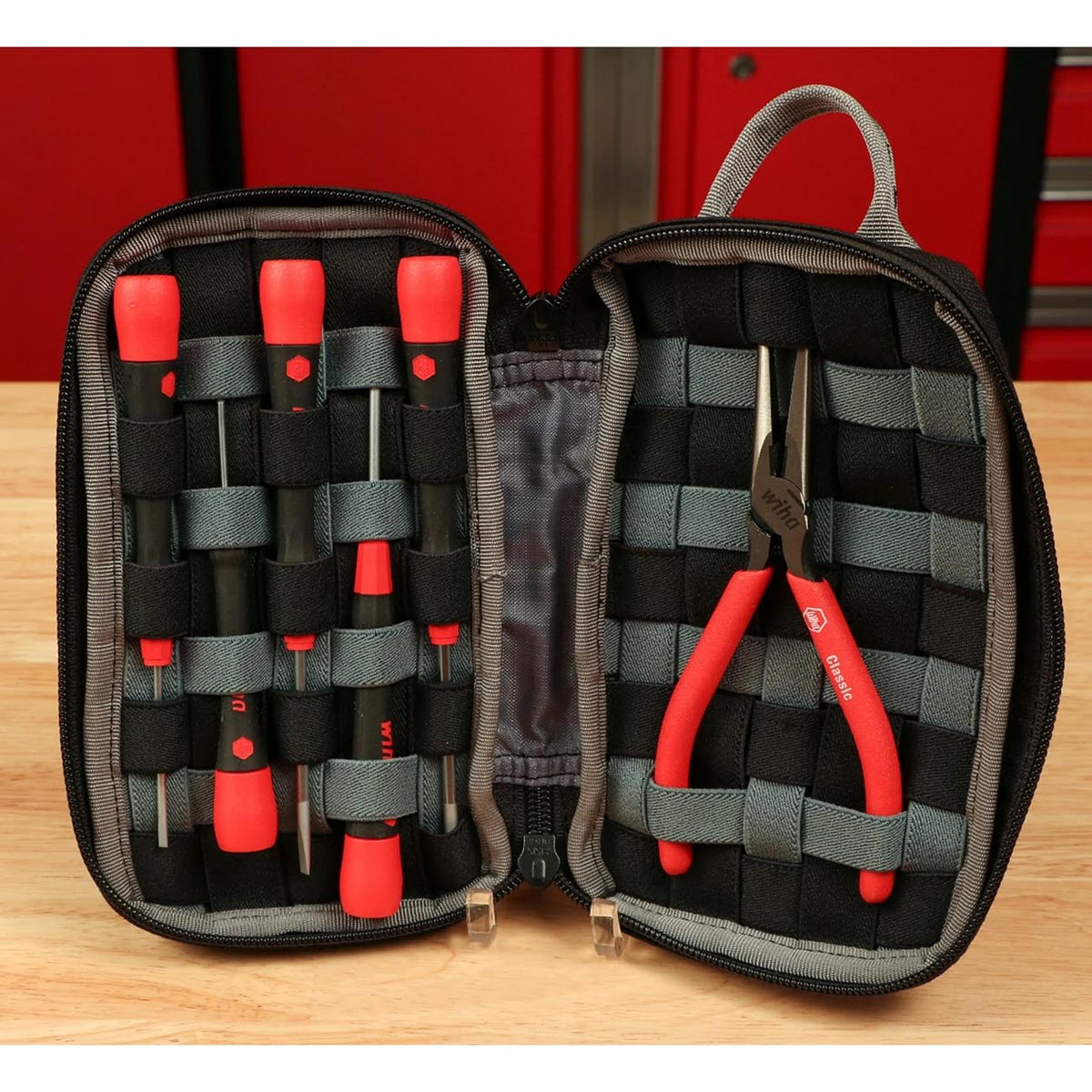Wiha 91472 Cordura Utility Organizer with Zipper Pouch