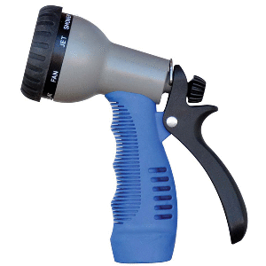 HoseCoil WN515 Rubber Tip Nozzle w/9 Pattern Adjustable Spray Head