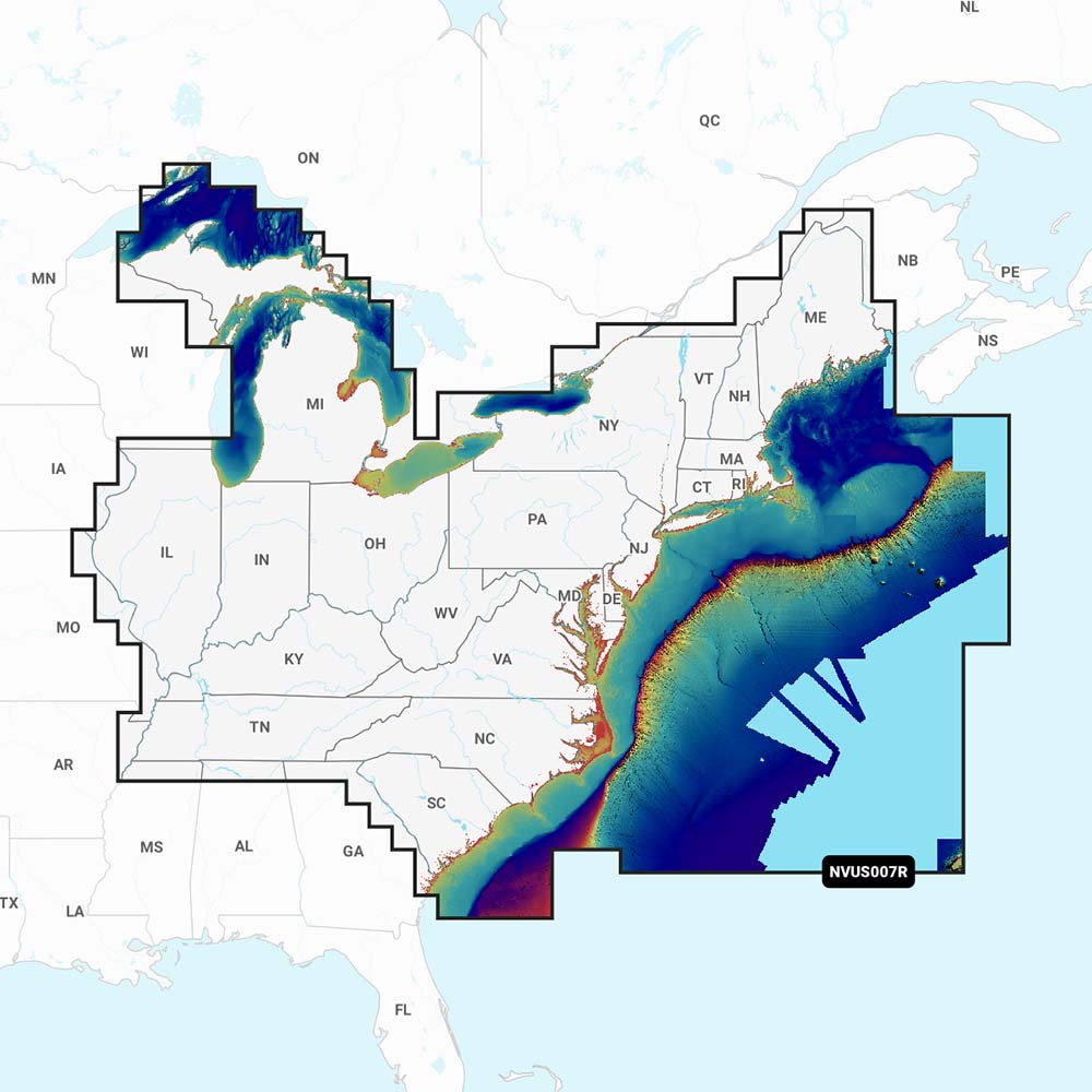 Garmin Navionics Vision+ NVUS007R U.S. East 92678