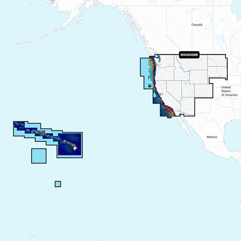Garmin Navionics Vision+ NVUS008R U.S. West 92679