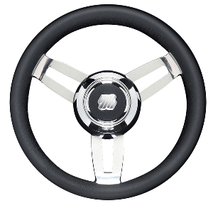 Uflex MOROSINI U/CH/B Morosini 13.8" Steering Wheel - Black Polyurethane