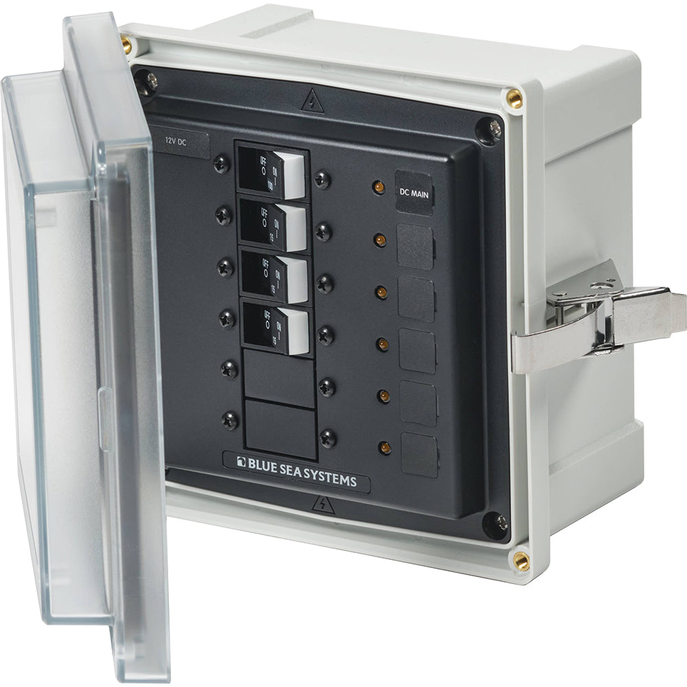 Blue Sea 3135 SMS Panel Enclosure w/UL Main & 3 Branch (12/24V) 12/24V DC 94741