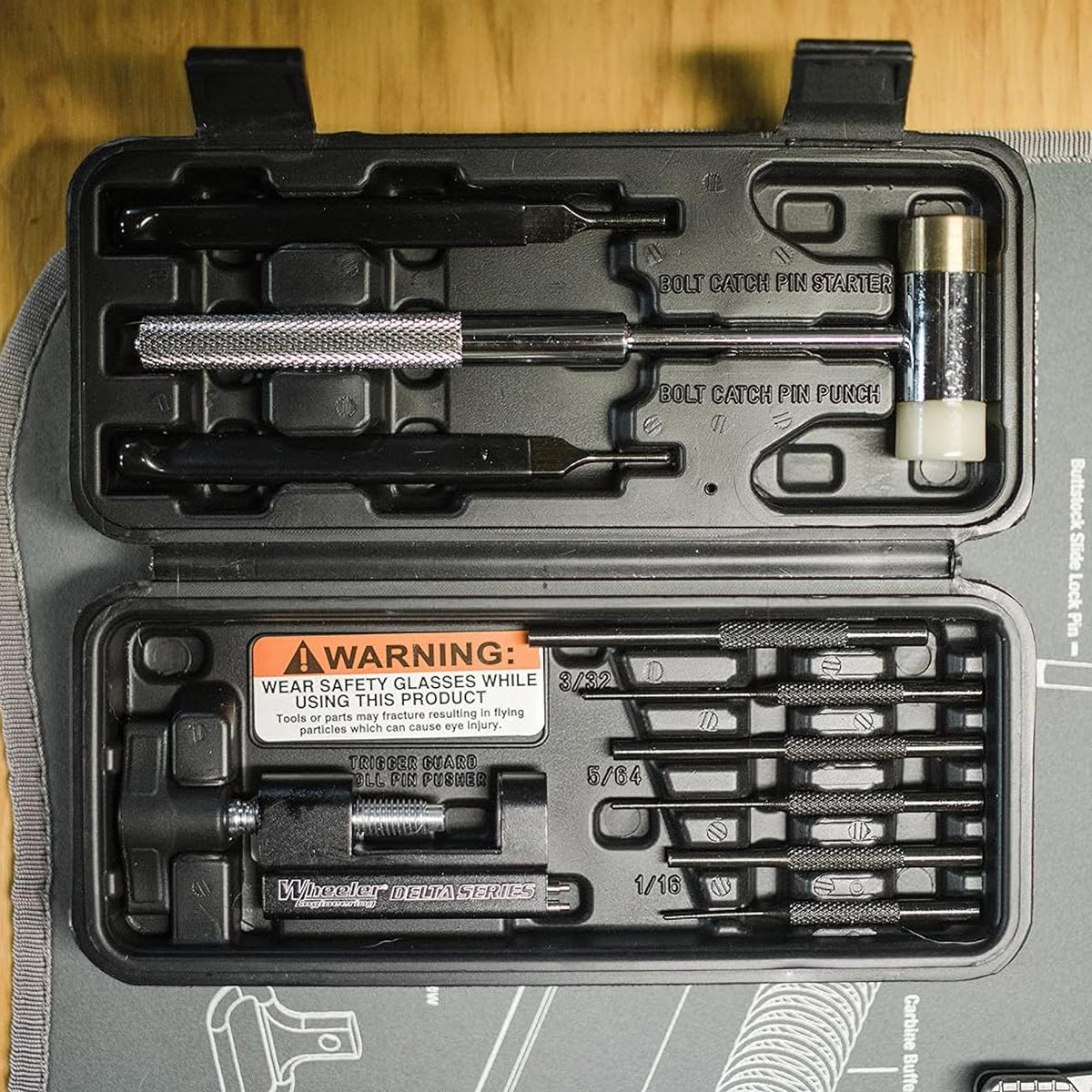 Wheeler AR-15 Roll Pin Installation Tool Kit 952636