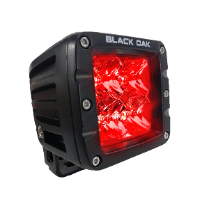 Black Oak 2R-POD3OS Red Predator Hunting 2" Flood Pod - Black