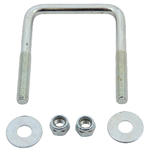C.E. Smith 15253A Zinc U-Bolt 7/16"-14 X 3-1/8" X 4" w/Washers & Nuts - Square