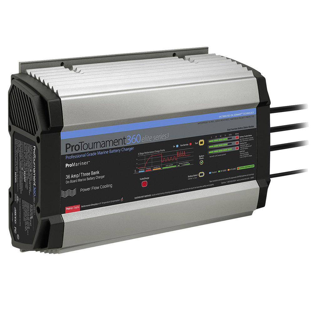 ProMariner ProTournament 360 Elite Series3 3-Bank Marine Battery Charger