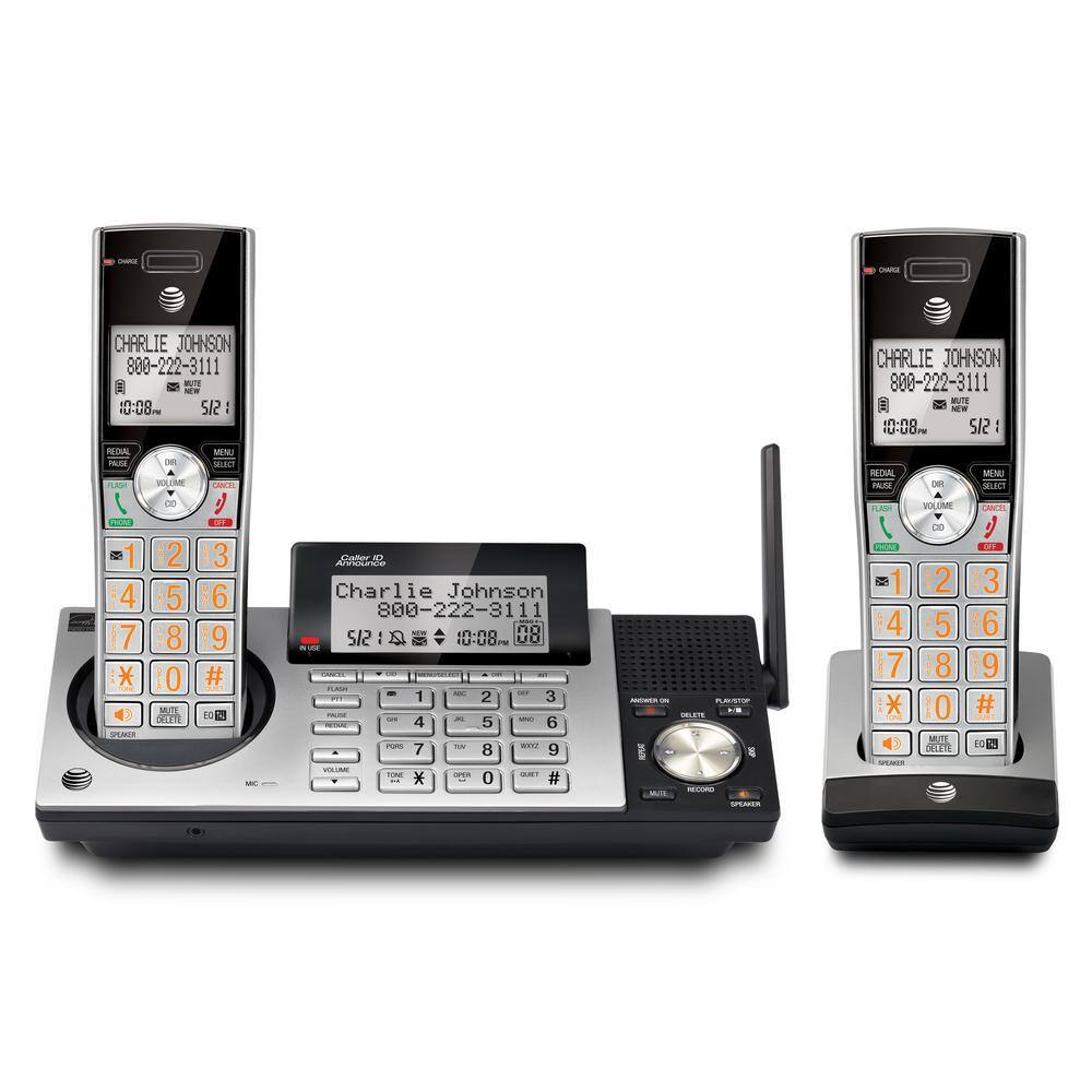 2 handset answering system w/dual CID