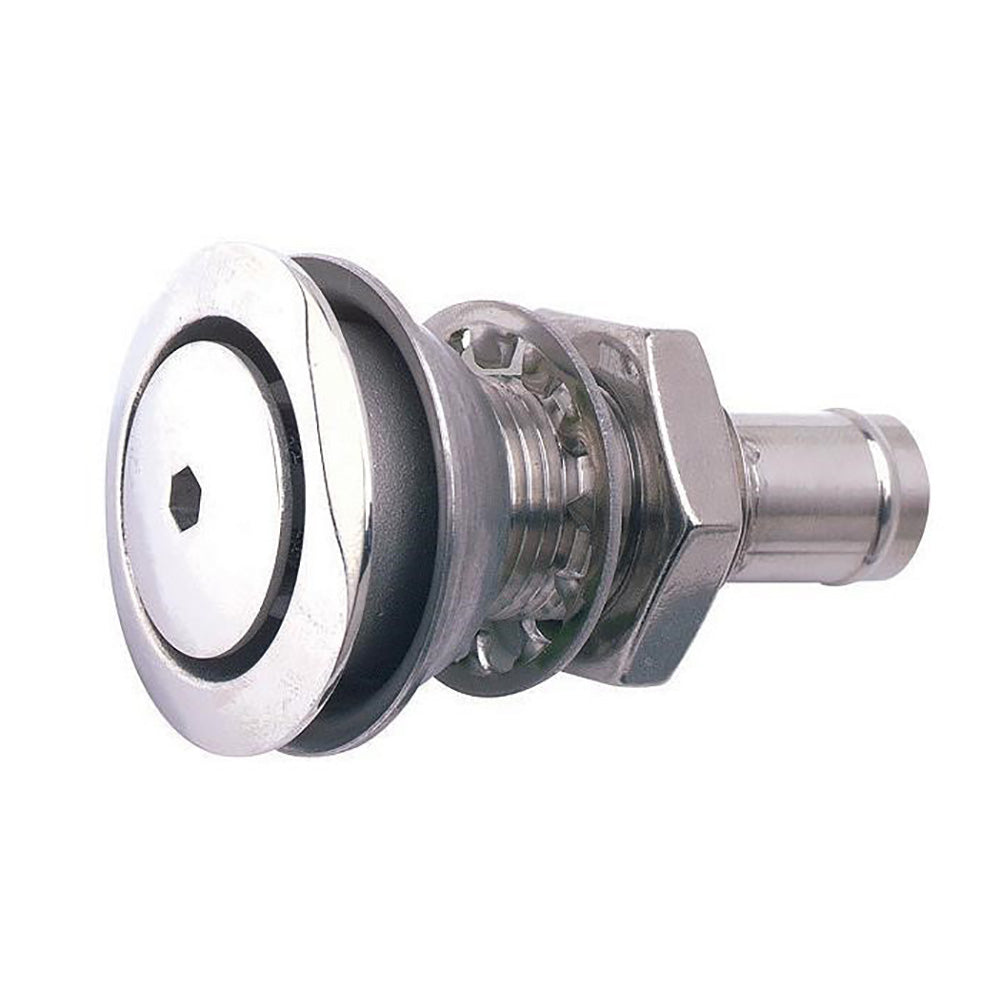 Attwood 316 Stainless Alloy Flush Mount Fuel Vent - Straight Vent 98060