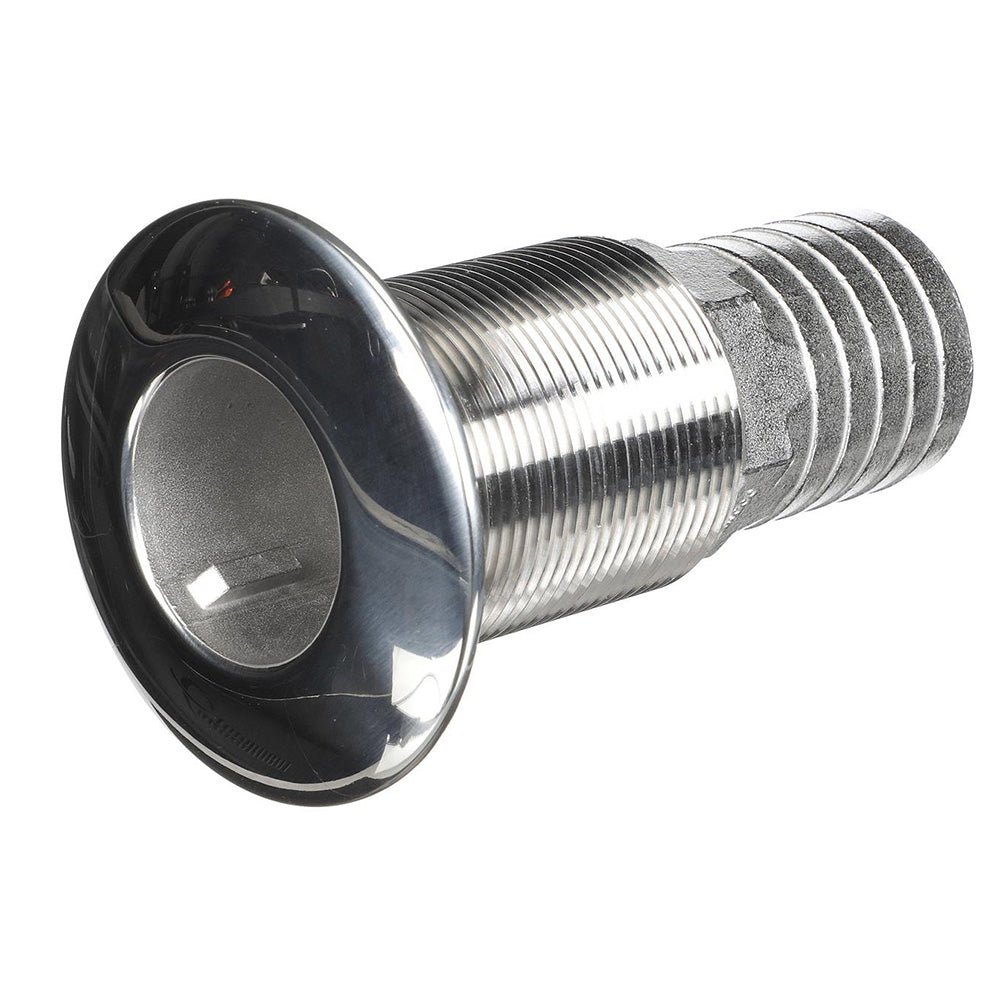 Attwood Stainless Thru-Hull Standard Straight Barbed 1-1/2" Inner Diameter 98093