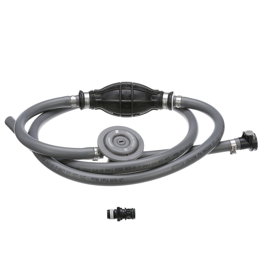 Attwood Universal Fuel Line 3/8" Dia. x 6' Length w/ Fuel Demand Valve 98204