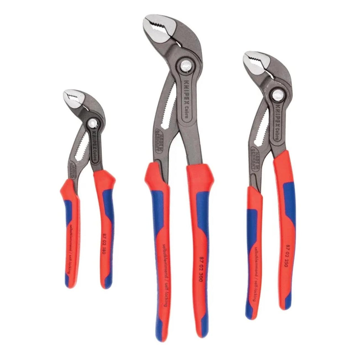 Knipex 9K008005US 3 Pc Multi-Component Cobra Set 7 10 & 12