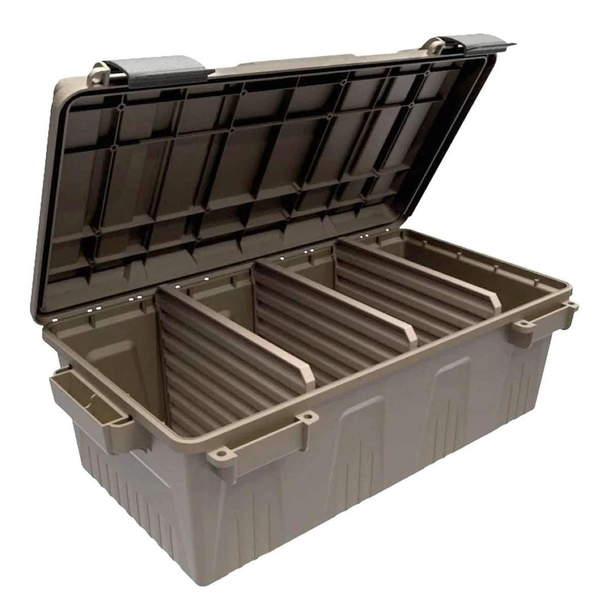 MTM Ammo Crate Divided Utility Box - Dark Earth ACDC30