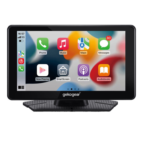 GekoGear C100 7in Display Apple CarPlay, Android Auto, Bluetooth, and Wi-Fi