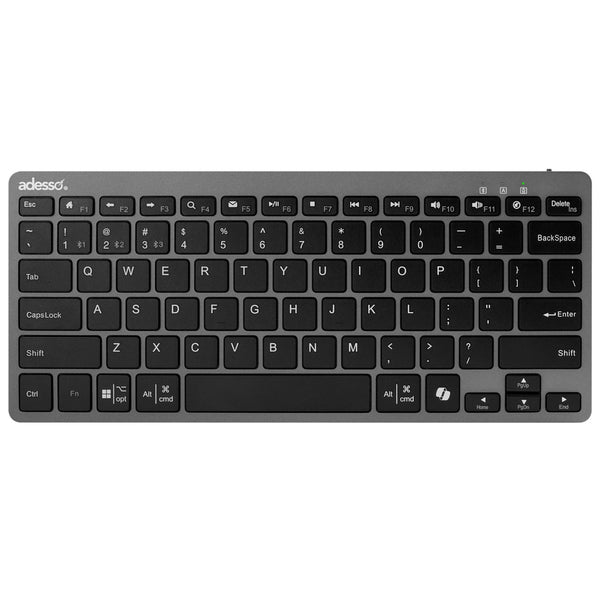 Adesso WKB-7000BB EasyTouch 7000 BT Keyboard w CoPilot Hotkey, Black