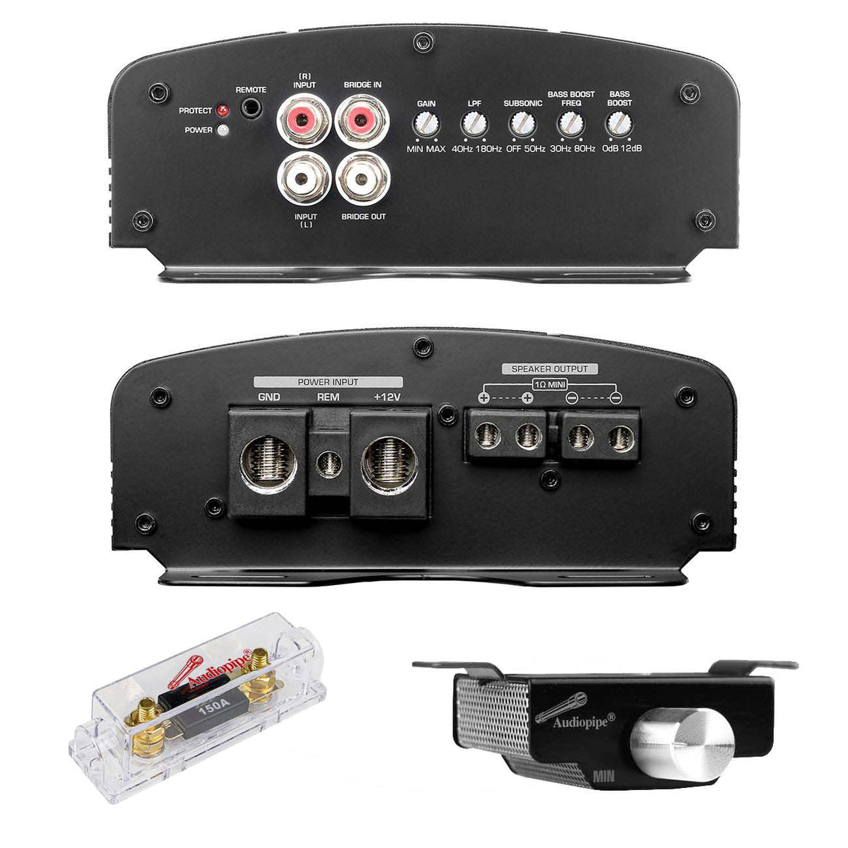 Audiopipe Monoblock Amplifier 2500 Watts APCLE25001D
