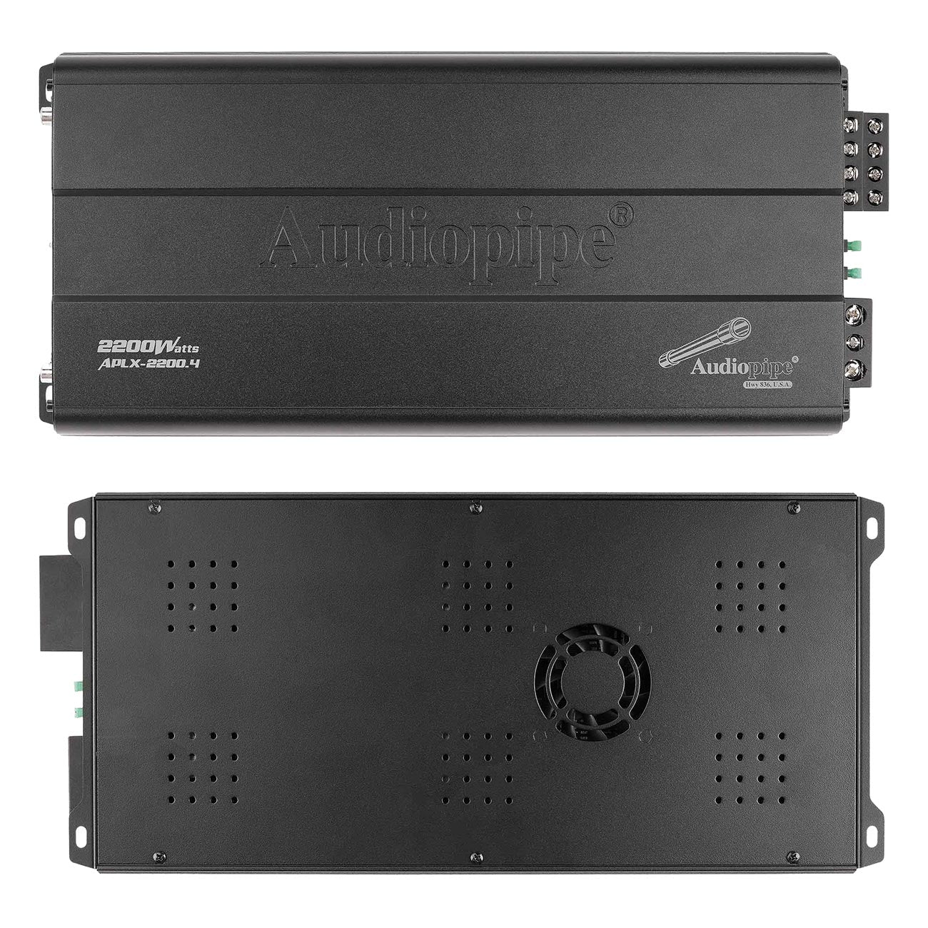 Audiopipe 4 Channel Amplifier 2200 Watts Max APLX22004