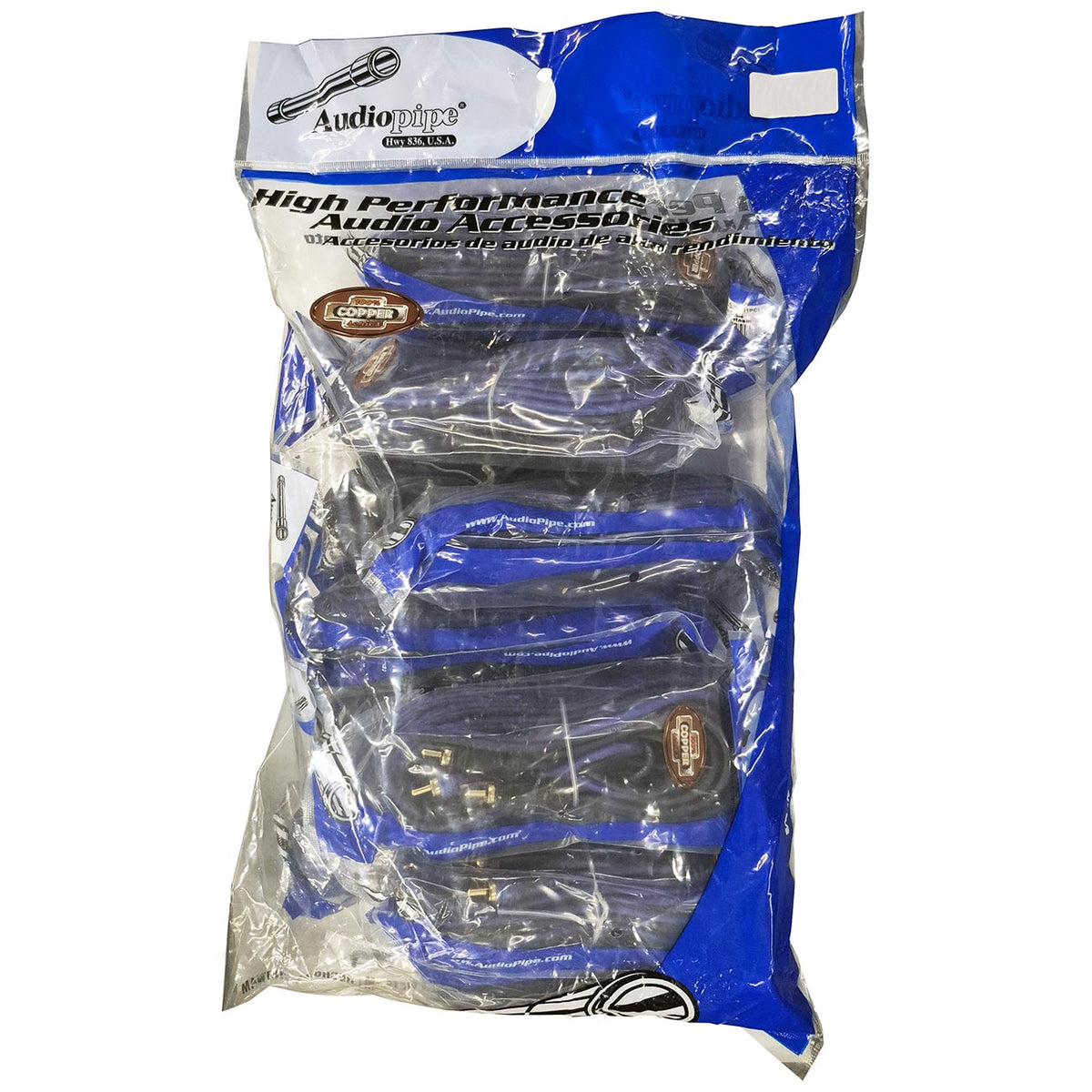Audiopipe 20' Superflex RCA Cable (10 Pack) BMVBLS20