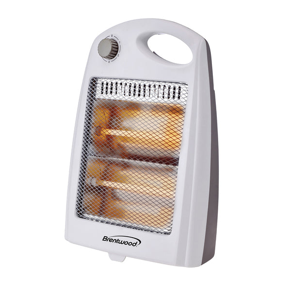 Brentwood Kool Zone H-Q801W 800W Max Portable Quartz Space Heater, White