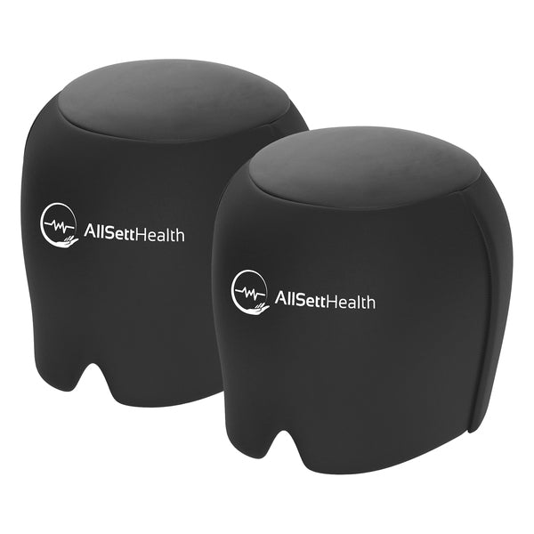 AllSett Health ASH023214 Gel Ice Head Wrap for Headache (2 Pack; Black)