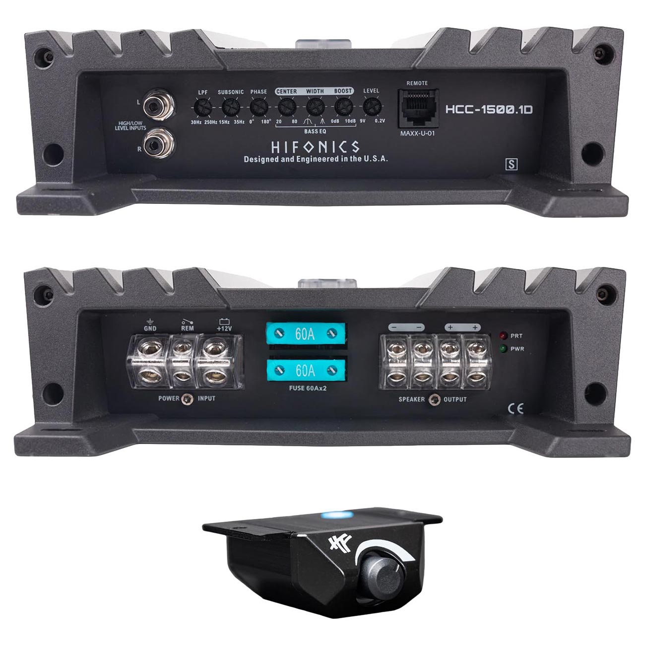 Hifonics Monoblock Colossus Amplifier, 1500 Watts HCC15001D