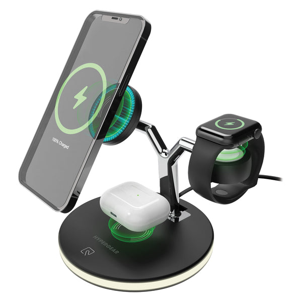 HyperGear 15515 MaxCharge 3-in-1 Wireless Charging Stand