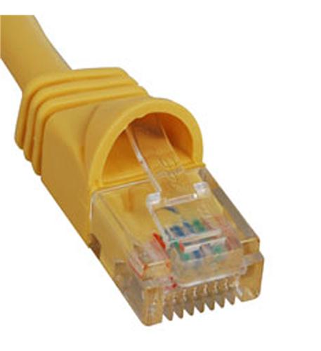 Icc ICPCSJ01YL Patch Cord, Cat 5e, Molded Boot, 1' Yl