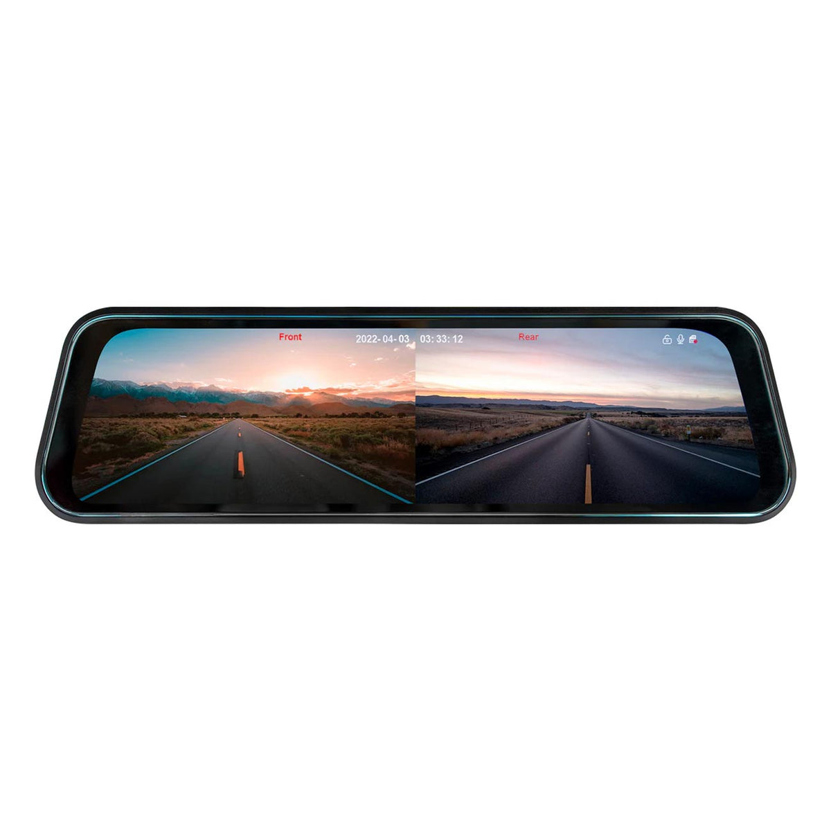 Pipeman's InstallSolution 9.66" Monitor with Rear View Mirror and DVR