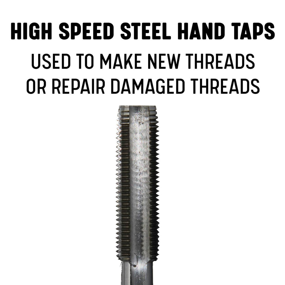 DRILL AMERICA 3/8"-24 UNF HSS Plug Tap and Q HSS Drill Bit Kit POU3824