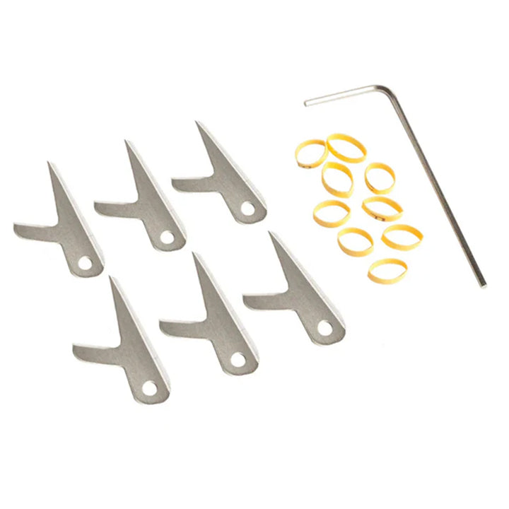 Swhacker #208 Replacement Blades, Shrink Tubing 100 Grain (6-pack) SWH00208
