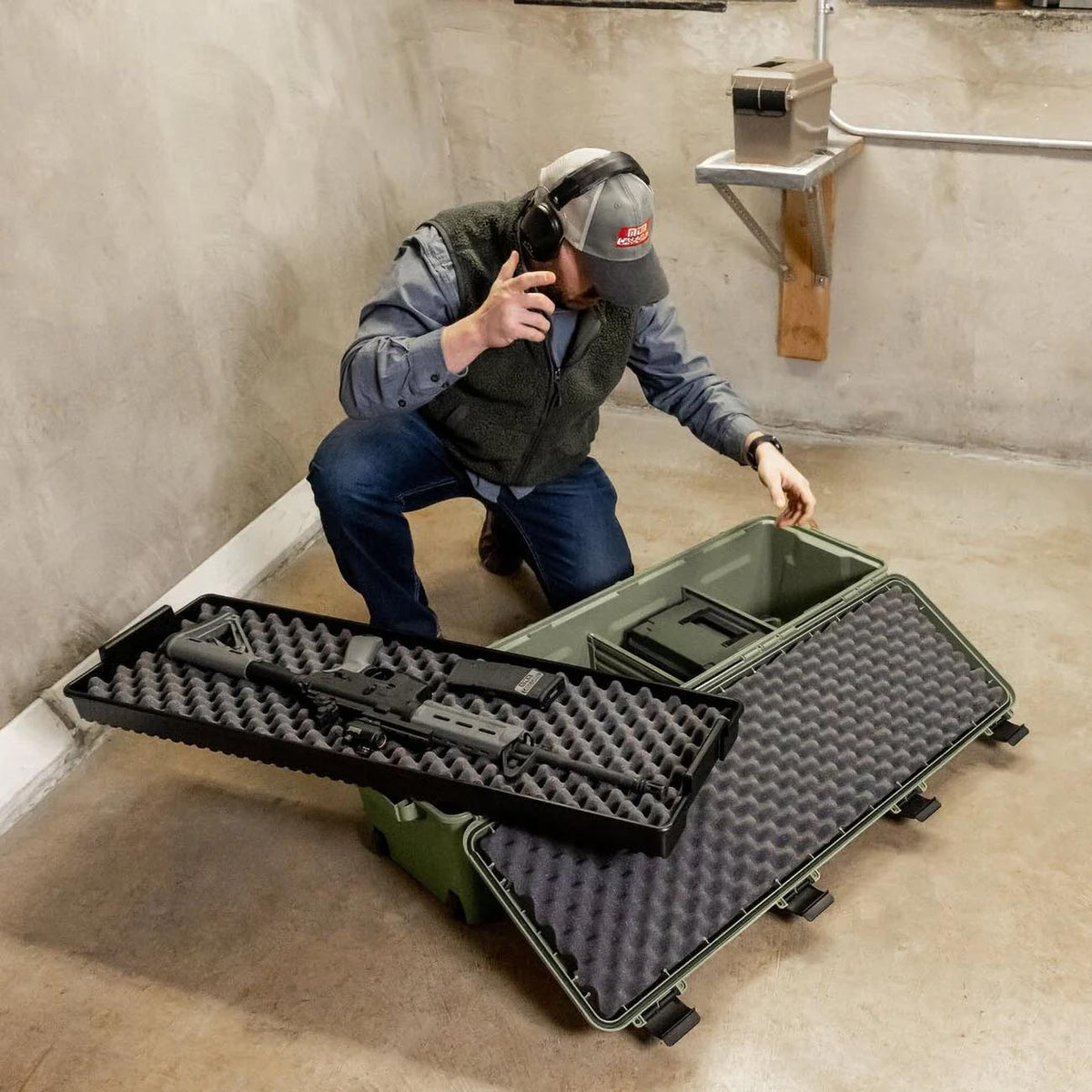 MTM Tactical Rifle Crate - O.D. Green TRC39