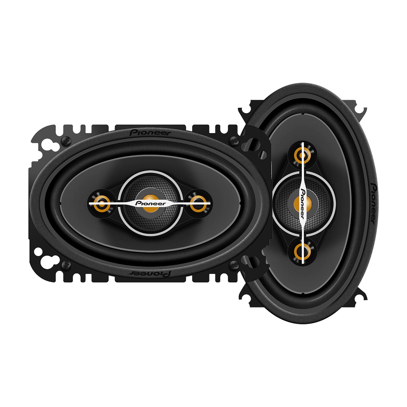 Pioneer TSA4671F 4x6″ 4-Way Full Range Speakers (Shallow Mount)