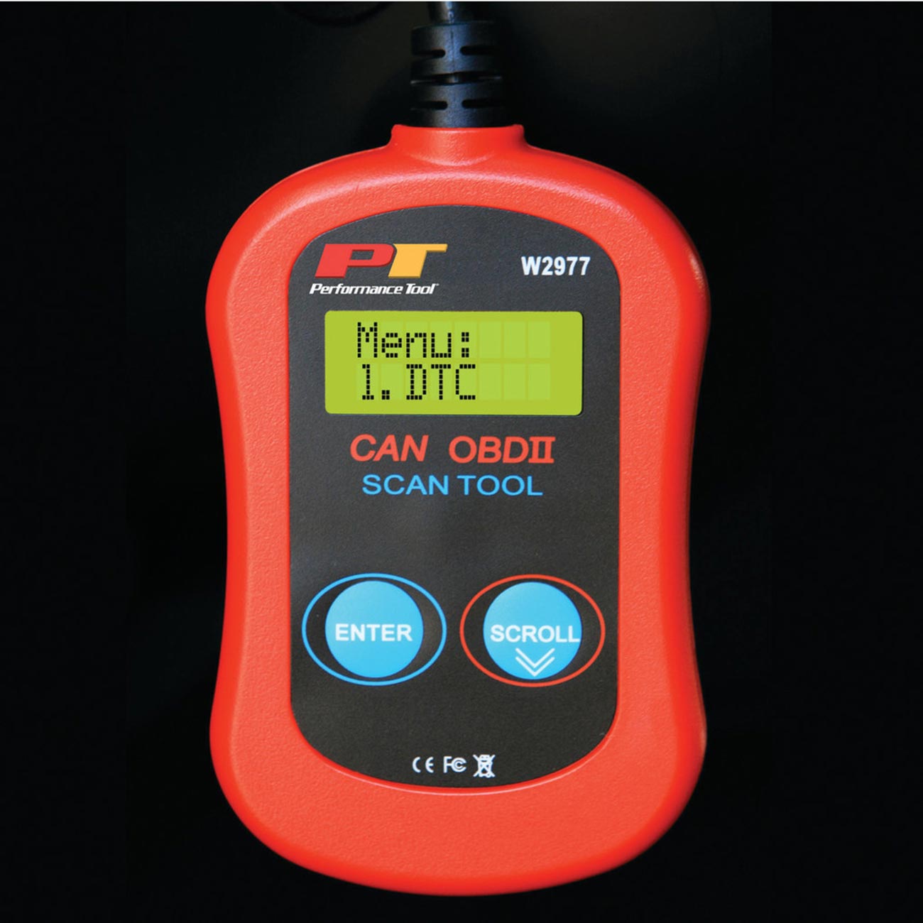 Performance Tool CAN OBD II Scanner Tool For Check Engine Light W2977