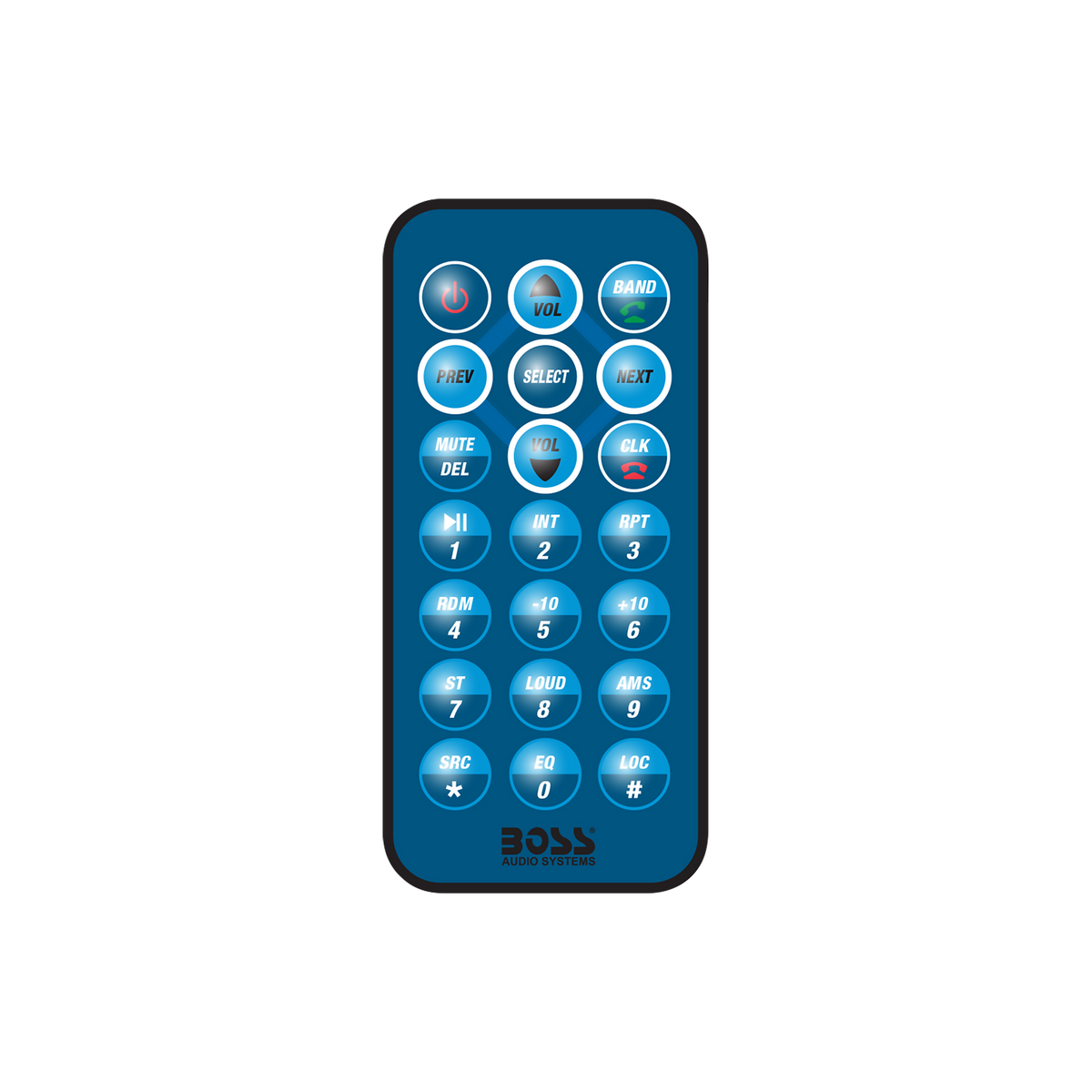 Boss MR762BRBG Marine Bluetooth/MP3/CD/AM/FM aux input remote
