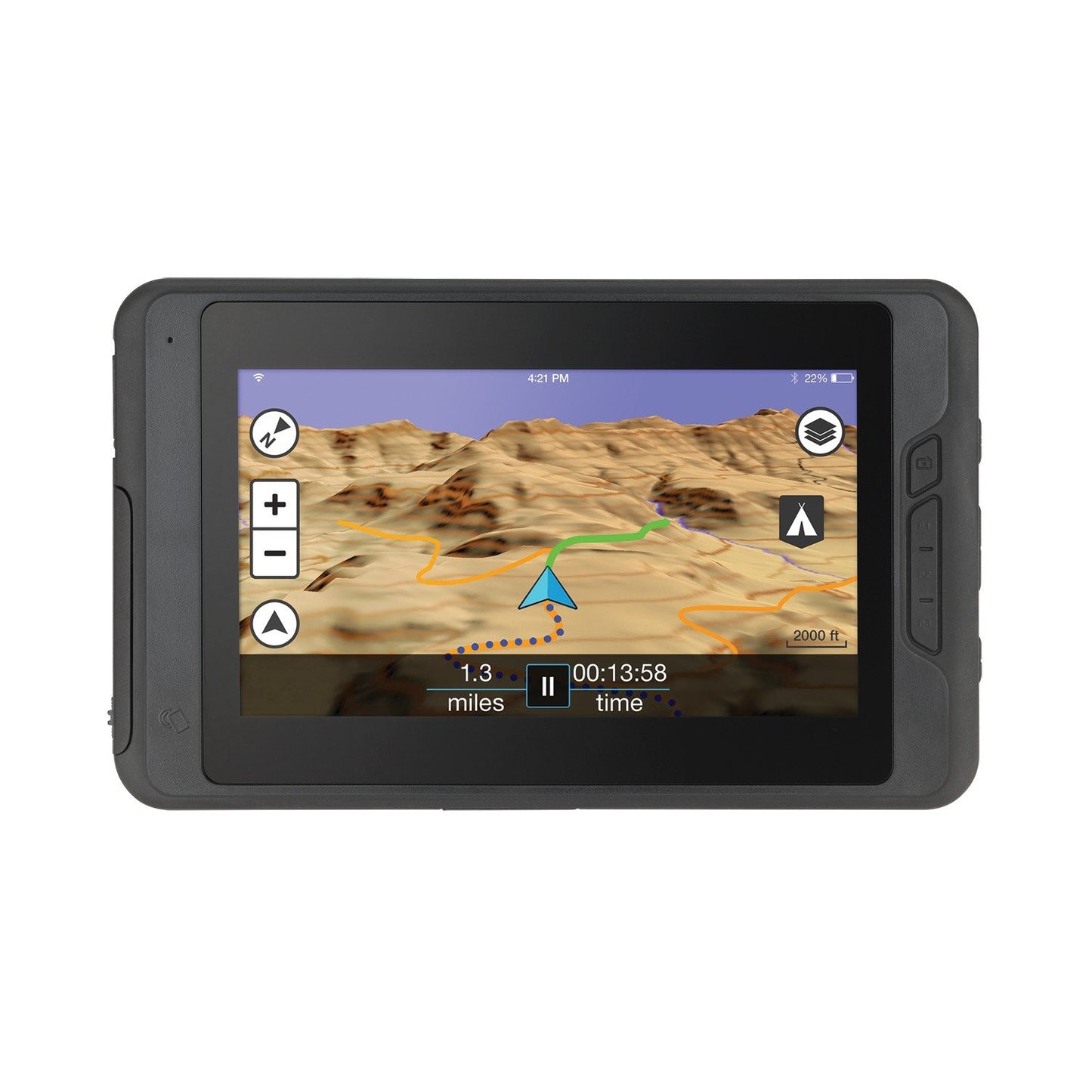 MAGELLAN TN1740SGLUC TRX7 Trail & Street 7" GPS Navigator with Rear-Facing Trail Camera for 4x4 Vehicles