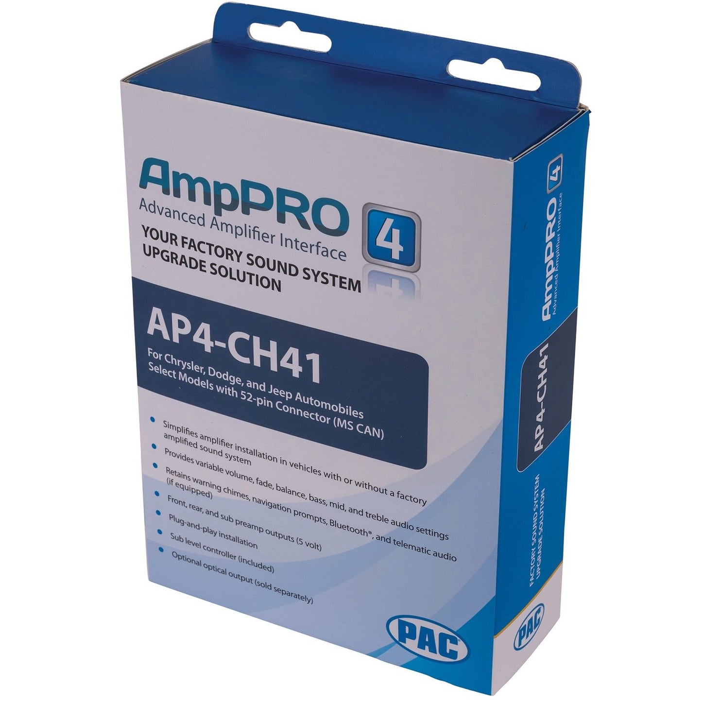 PAC AP4-CH41 (R.2) 4 Amp Integration for Select 15-21 ChryslerDodgeJeepRam