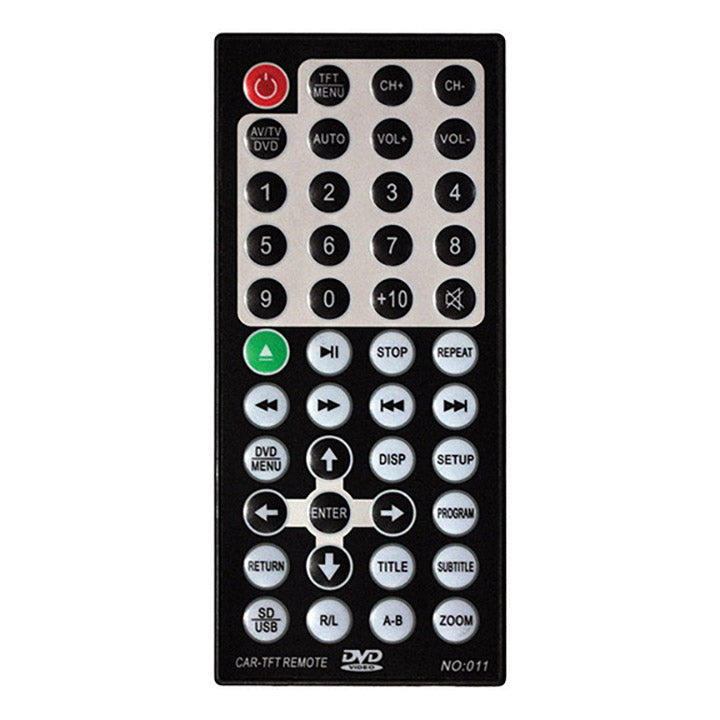 Tview T102DVFD 10.2" TFT LCD Flip Down Monitor DVD USB/SD Interchangeable Skins