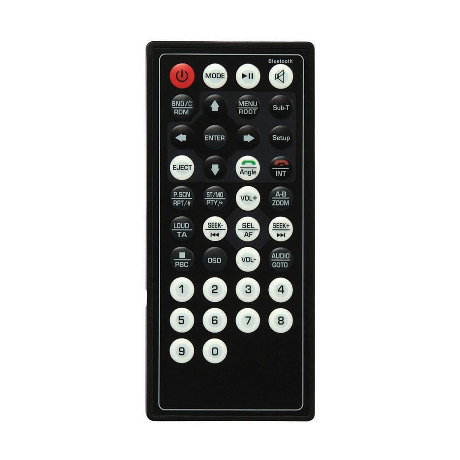 Power Acoustik PD348B 3.4" Single Din Receiver with Bluetooth