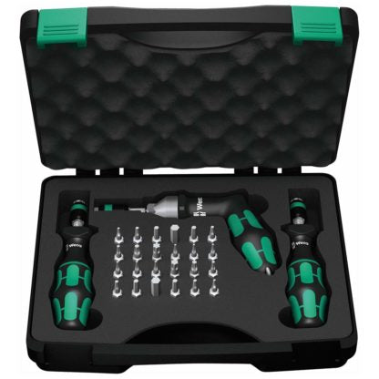 Wera 05074739001 Kraftform Torque Screwdriver Bit Set (27-Piece Set)