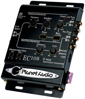 Planet Audio EC10B 2 Way Electronic Crossover