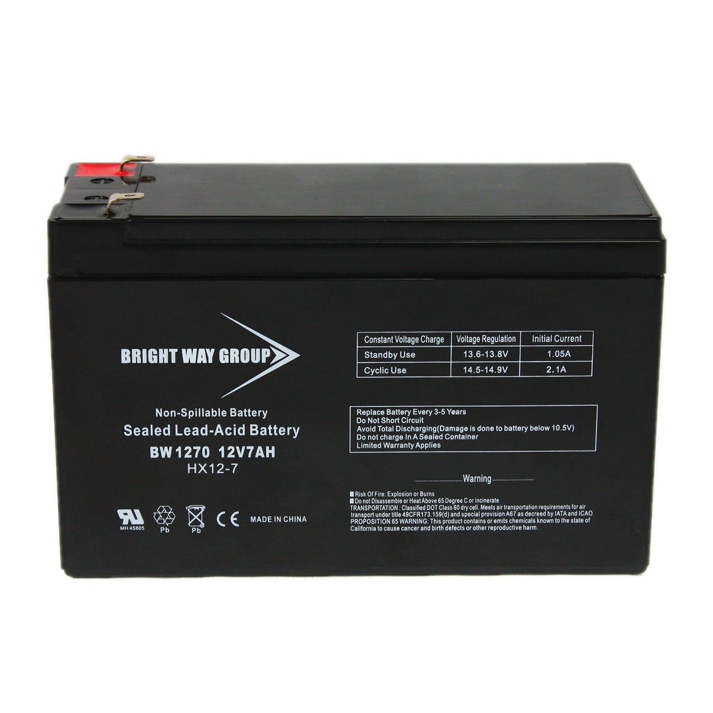 Bright Way Group BW 1270 F1 (0136) BWG 1270 F1 Battery